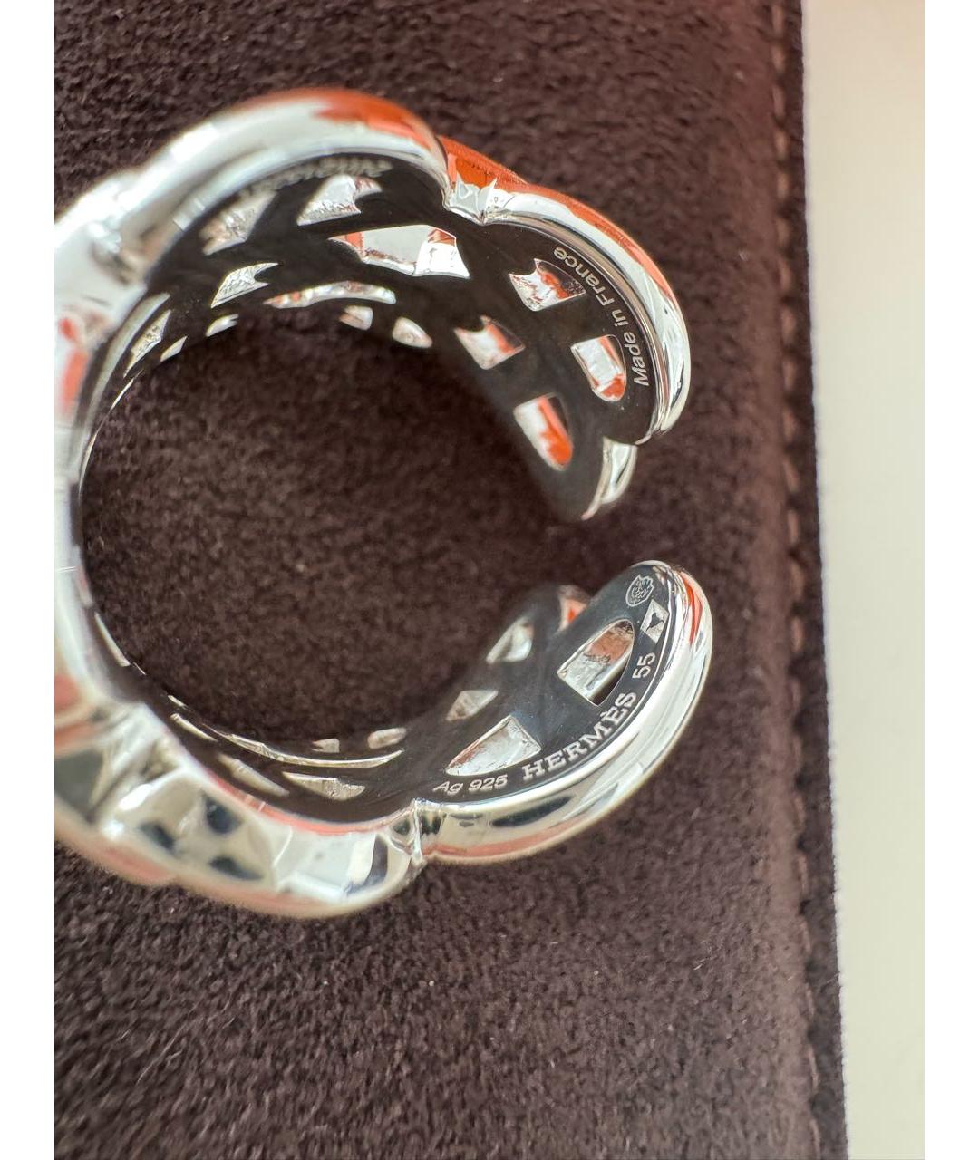 HERMES Серебряное серебряное кольцо, фото 3
