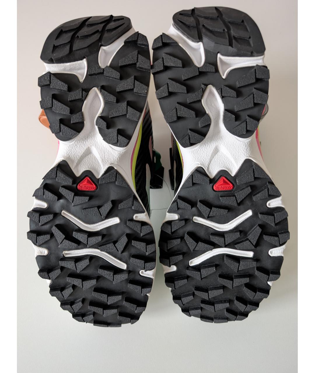 MAISON MARGIELA Черные синтетические кроссовки, фото 6