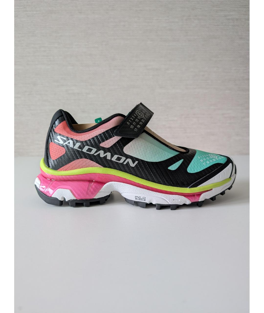 MAISON MARGIELA Черные синтетические кроссовки, фото 10