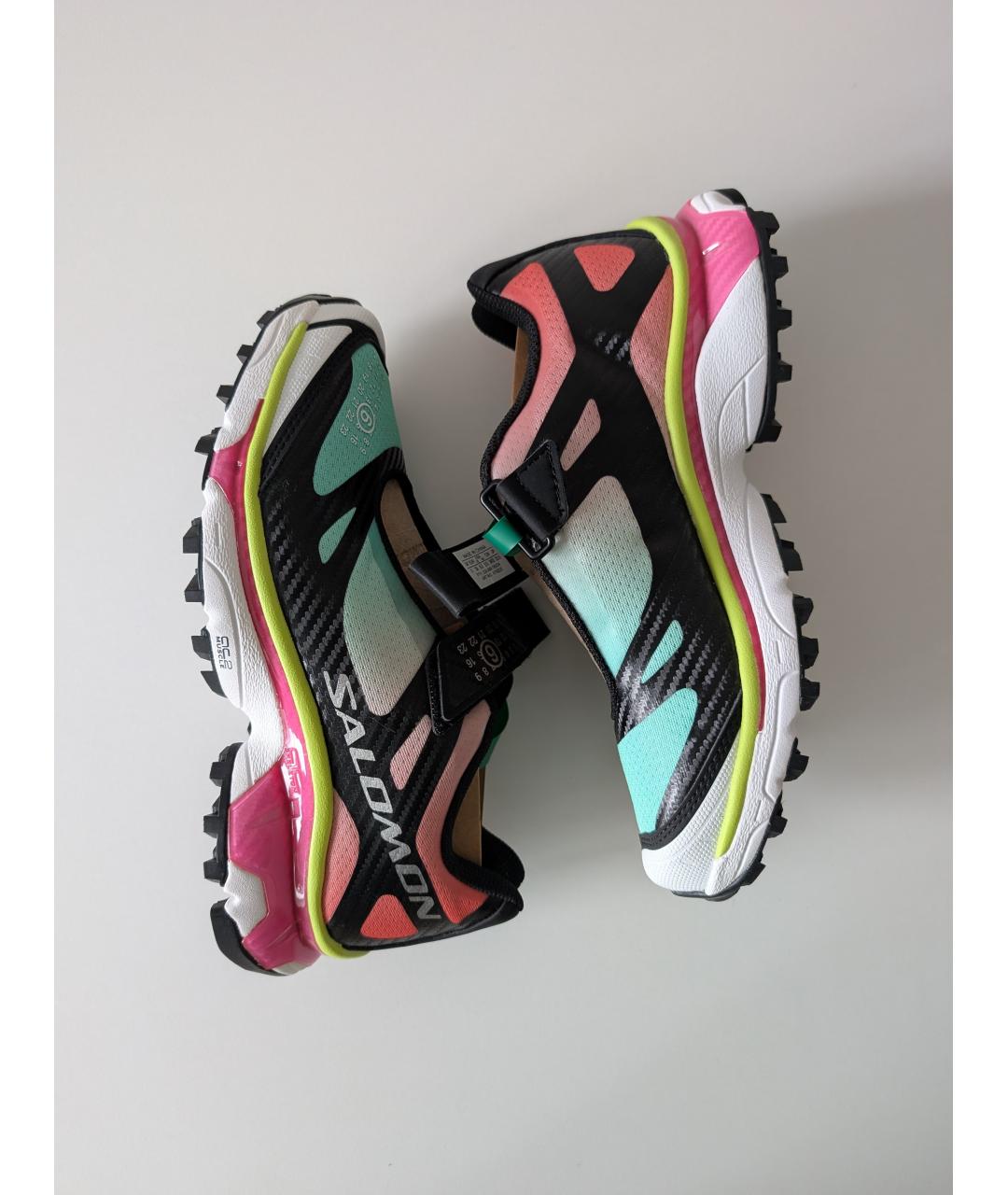 MAISON MARGIELA Черные синтетические кроссовки, фото 5