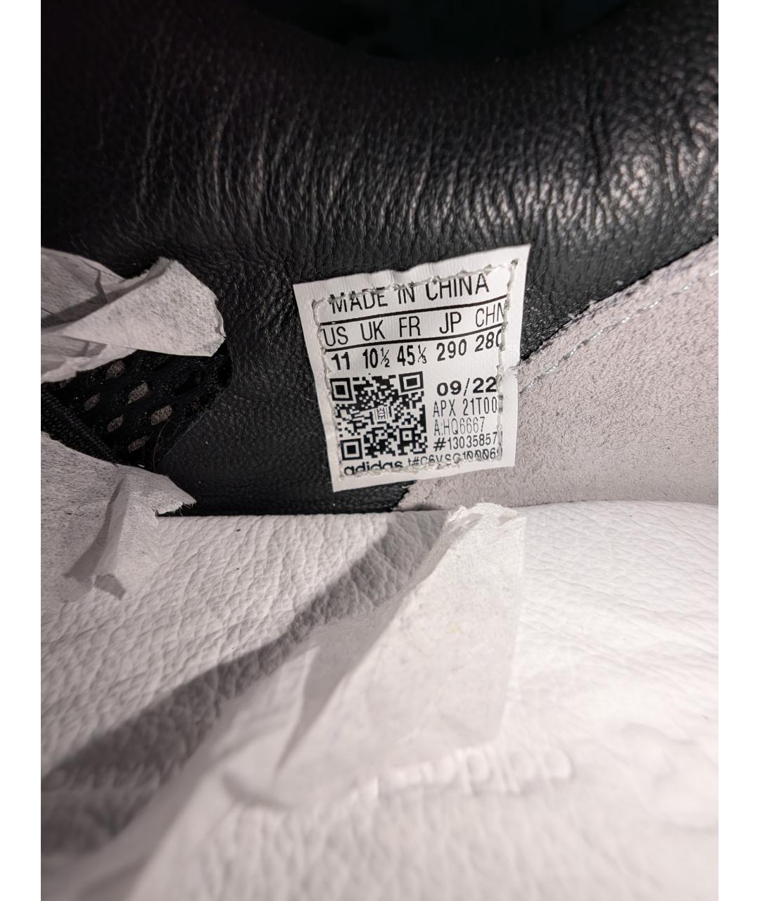 Y-3 Черные замшевые низкие кроссовки / кеды, фото 7