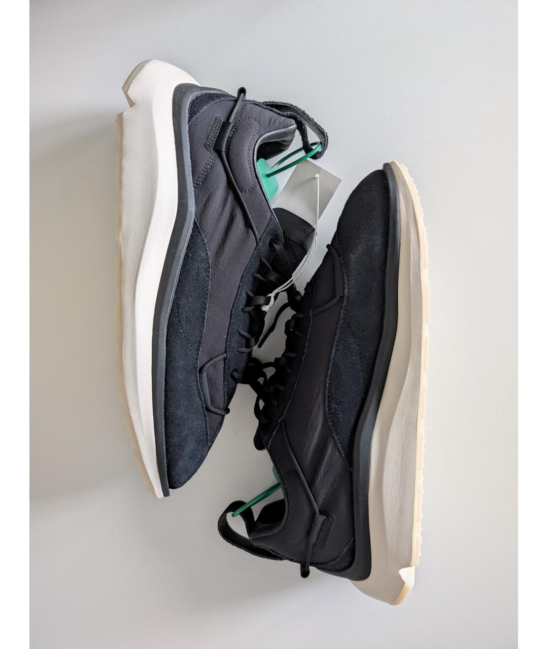 Y-3 Черные замшевые низкие кроссовки / кеды, фото 4