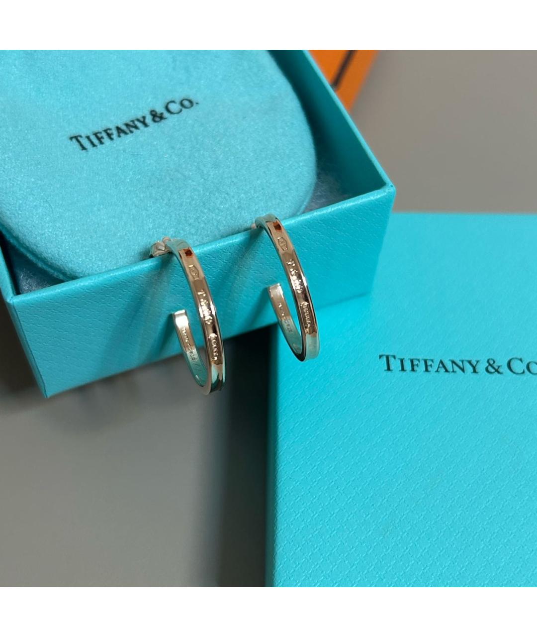 TIFFANY&CO Серебряные серебряные серьги, фото 6