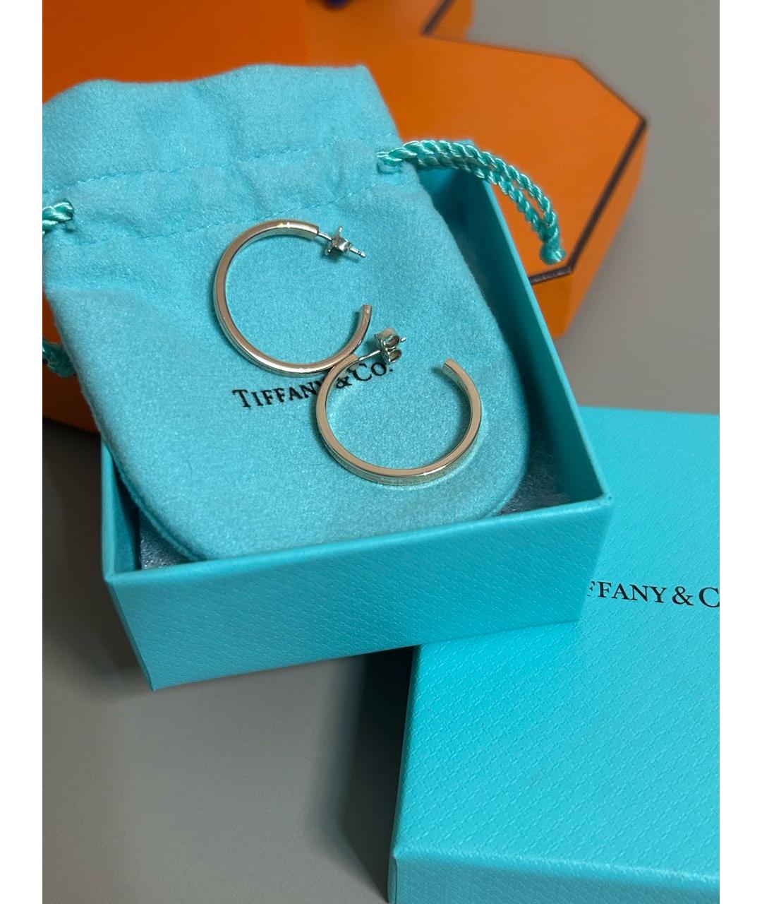 TIFFANY&CO Серебряные серебряные серьги, фото 3