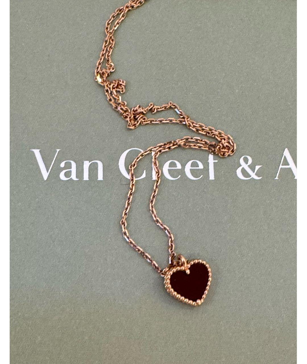 VAN CLEEF & ARPELS Красная подвеска из желтого золота, фото 2