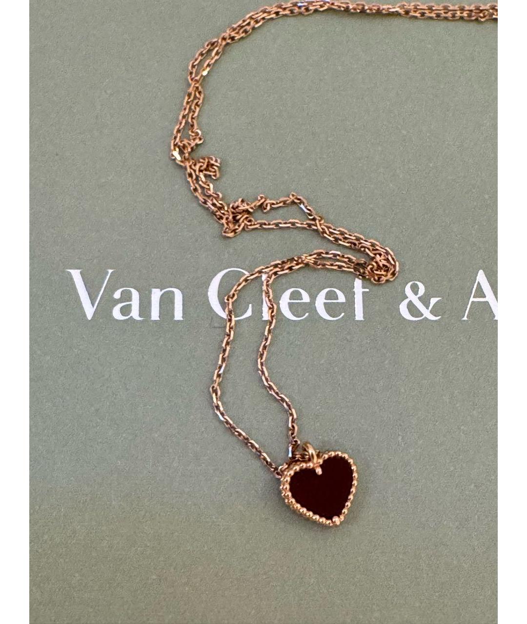 VAN CLEEF & ARPELS Красная подвеска из желтого золота, фото 3