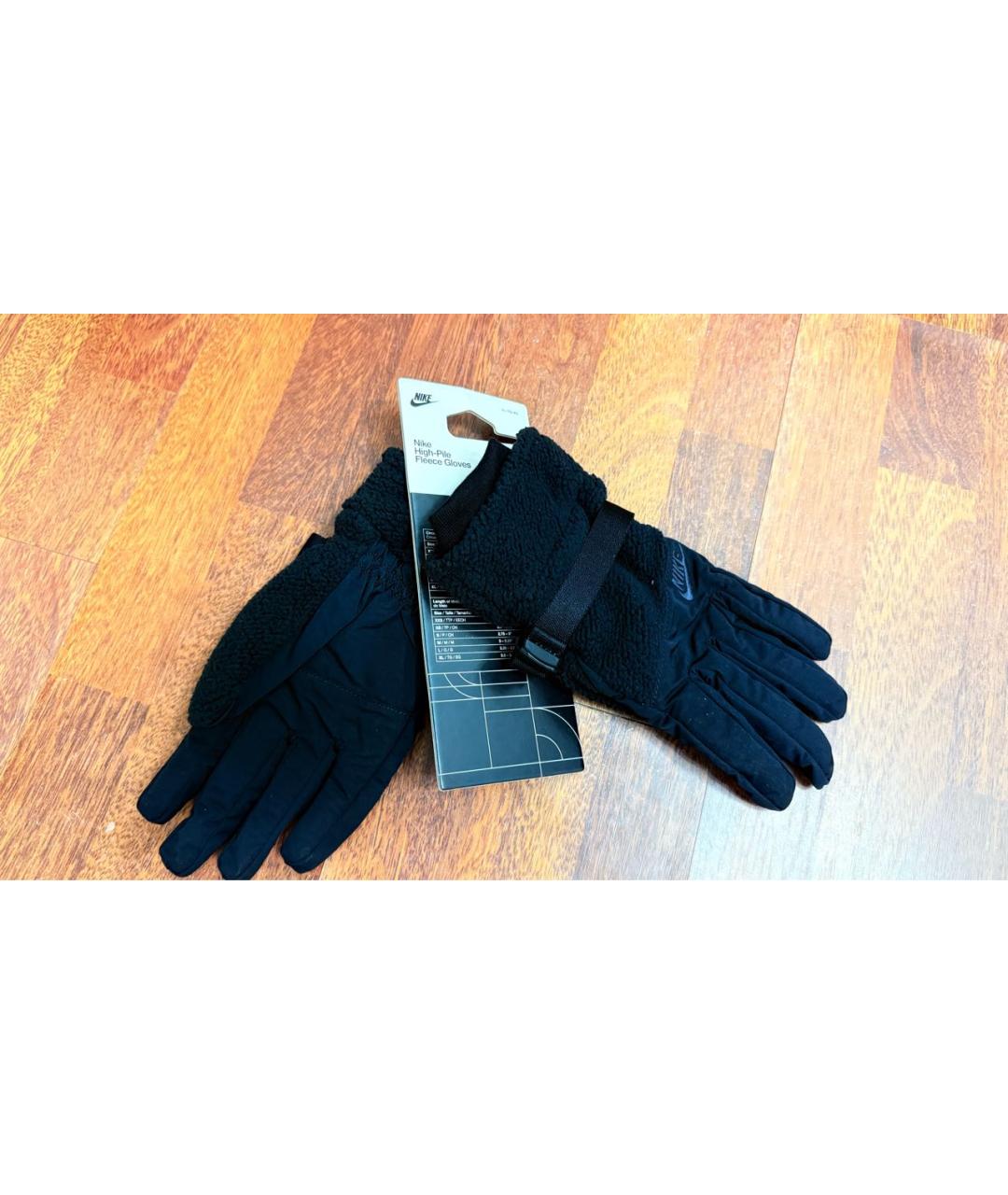 NIKE Черные перчатки, фото 4