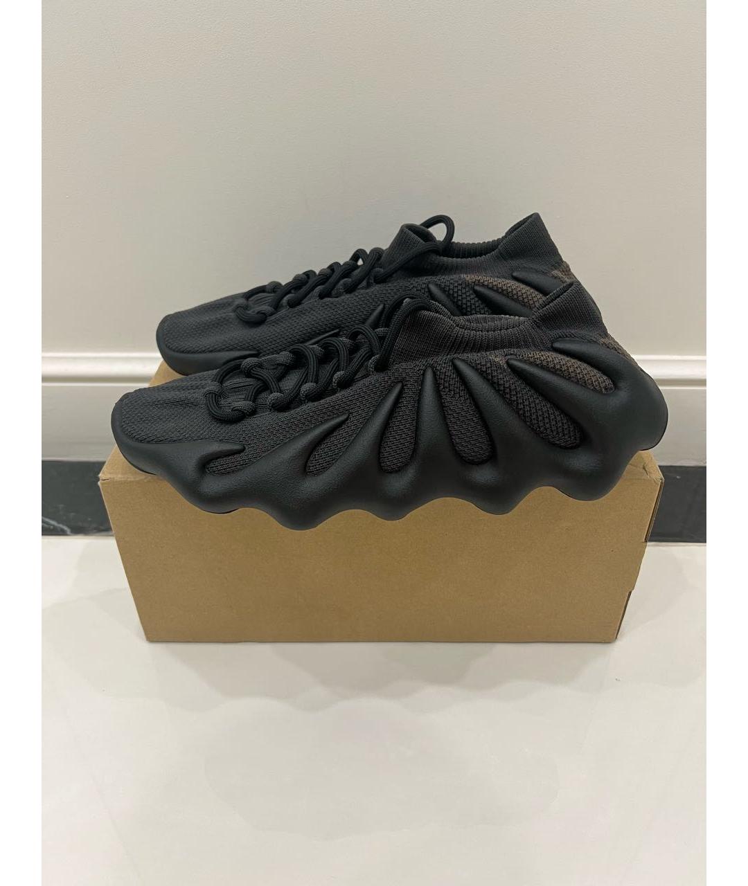 ADIDAS YEEZY Черные низкие кроссовки / кеды, фото 8