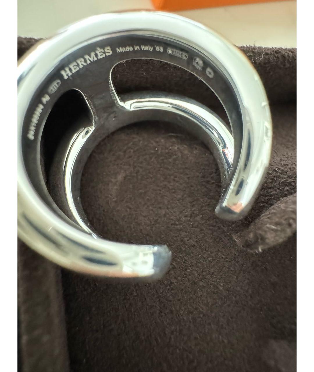 HERMES Серебряное серебряное кольцо, фото 6