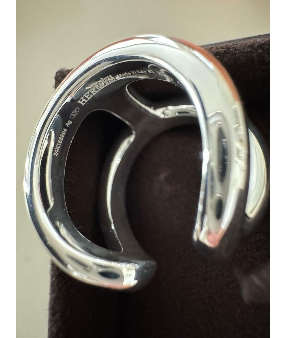 HERMES Серебряное серебряное кольцо, фото 3