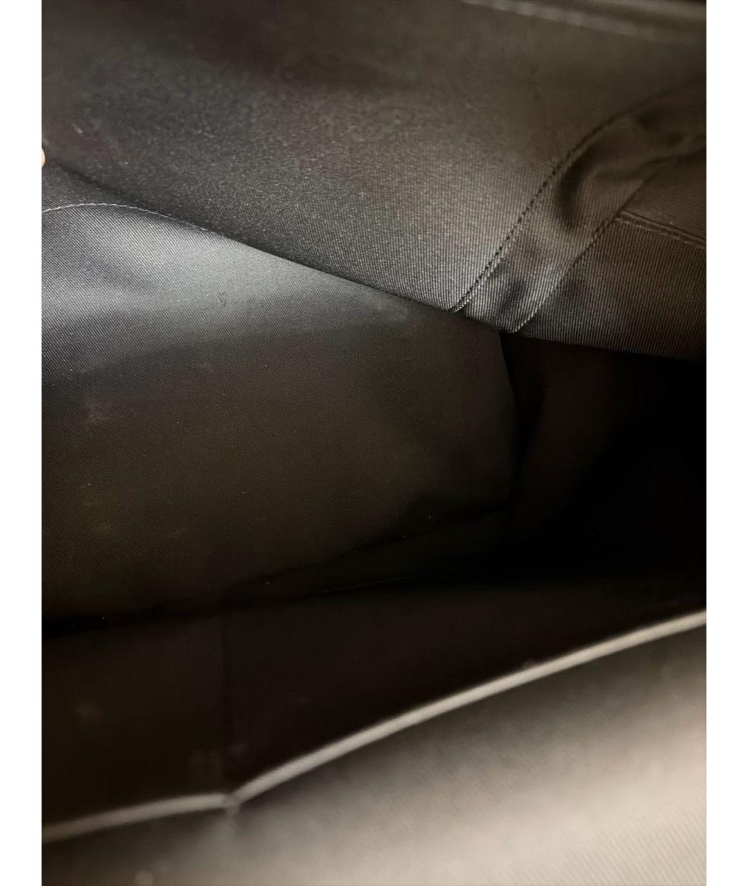 LOUIS VUITTON Черный кожаный рюкзак, фото 5