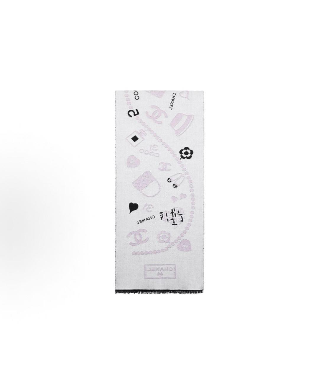 CHANEL Черный шарф, фото 2