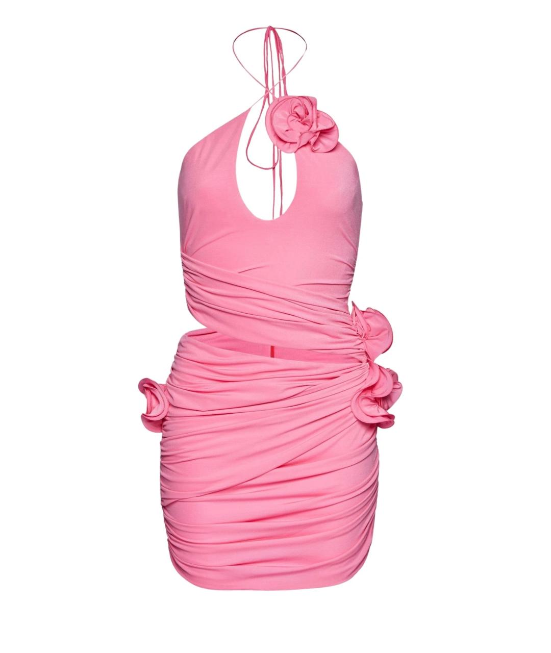 MAGDA BUTRYM Розовое коктейльное платье, фото 1