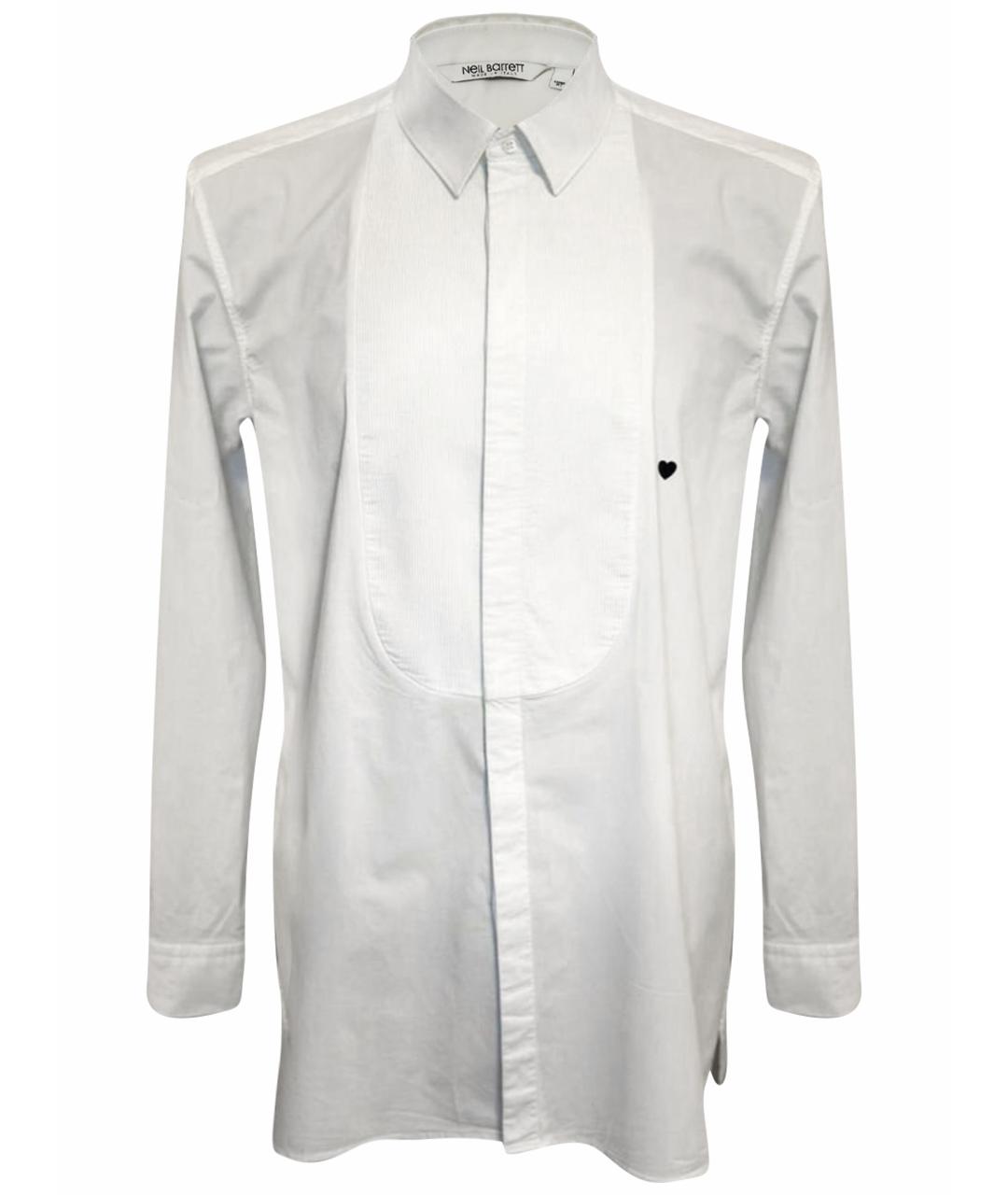 BARRETT Белая хлопковая классическая рубашка, фото 1