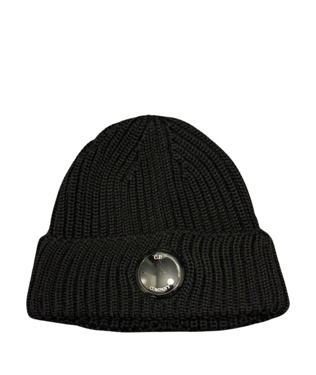 CP COMPANY Черная шерстяная шапка, фото 1