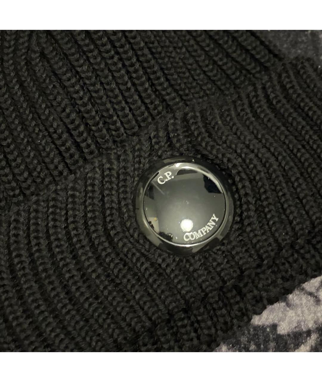 CP COMPANY Черная шерстяная шапка, фото 3