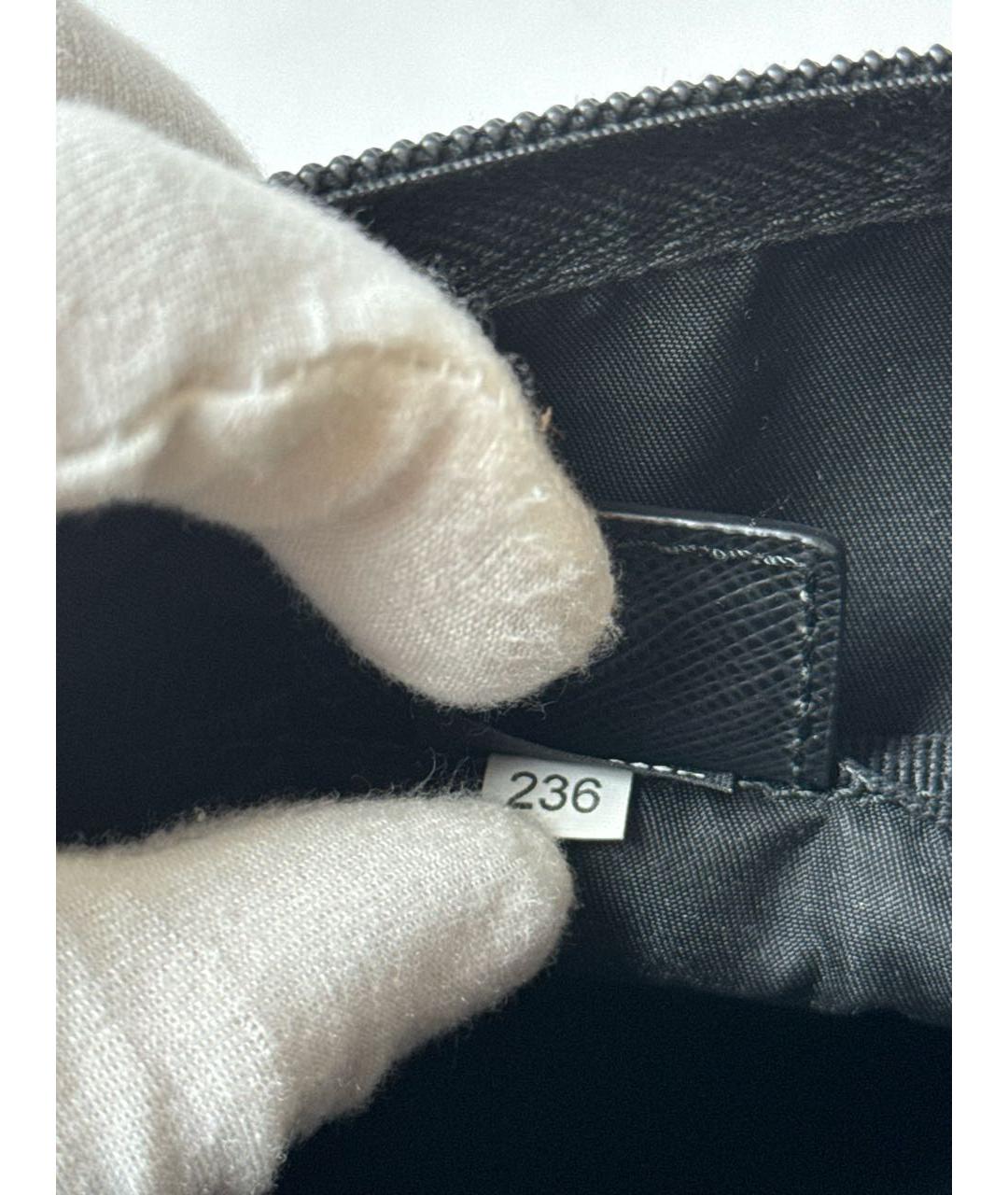 PRADA Черная барсетка, фото 8