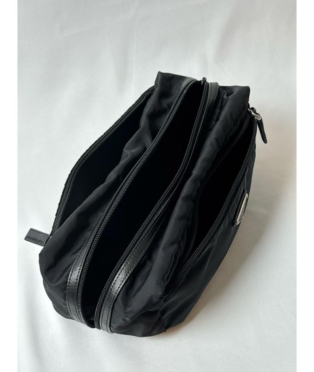 PRADA Черная барсетка, фото 7