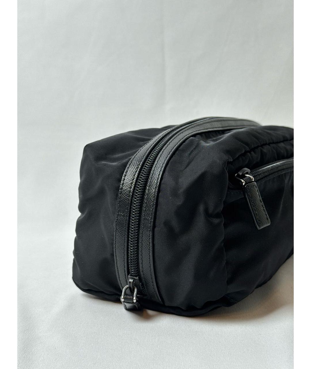 PRADA Черная барсетка, фото 4