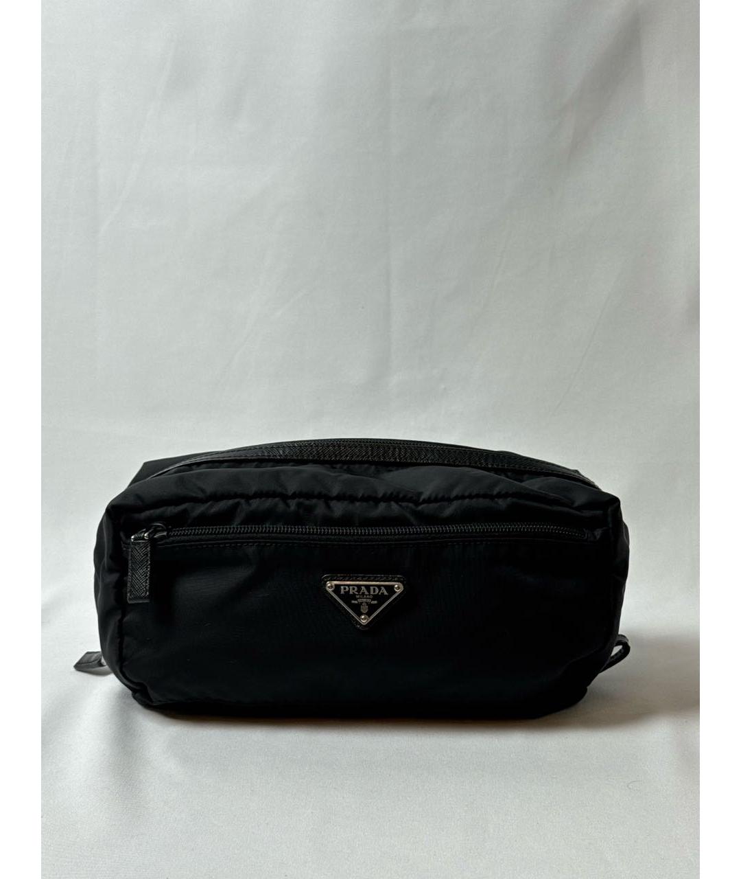 PRADA Черная барсетка, фото 9