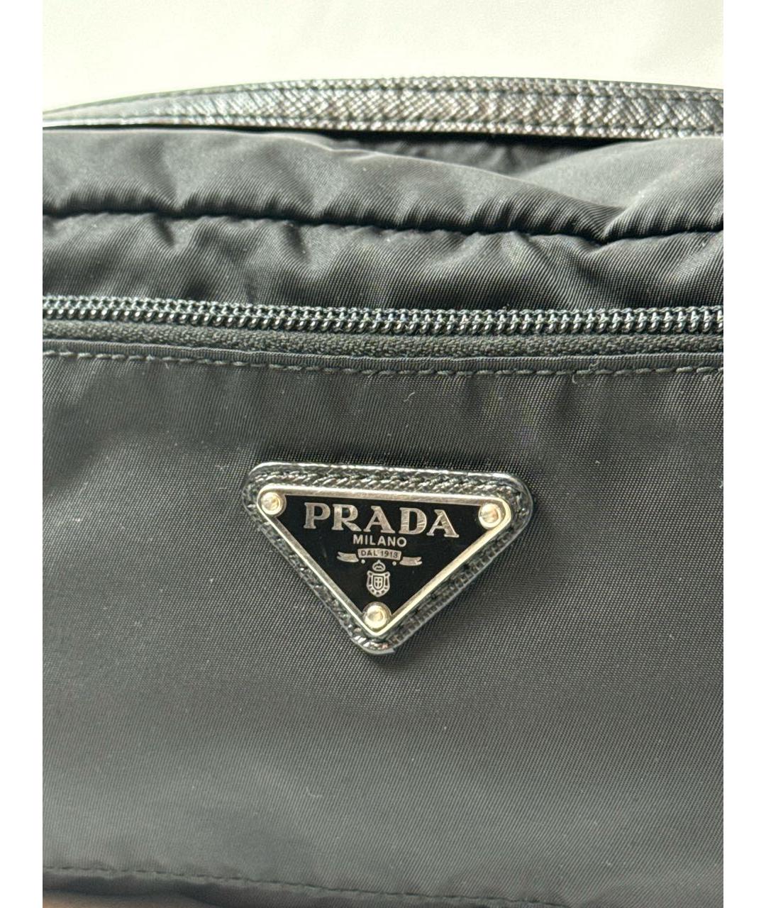 PRADA Черная барсетка, фото 2