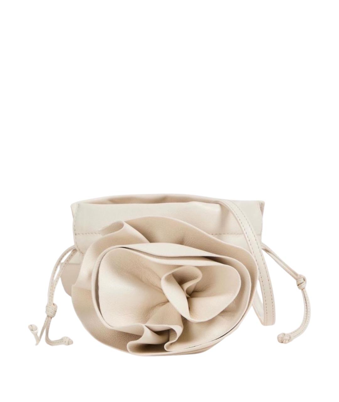 MAGDA BUTRYM Бежевая кожаная сумка через плечо, фото 1