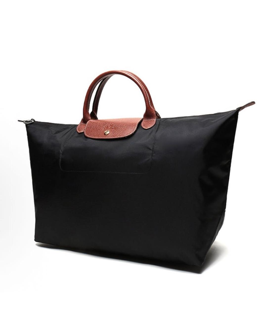 LONGCHAMP Черная синтетическая дорожная/спортивная сумка, фото 3