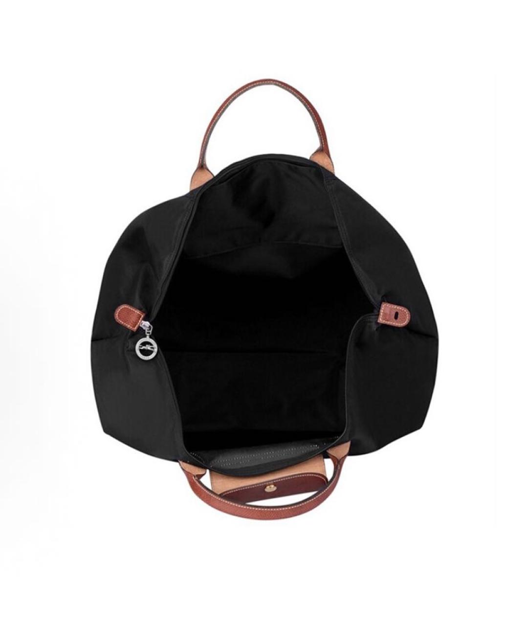 LONGCHAMP Черная синтетическая дорожная/спортивная сумка, фото 5