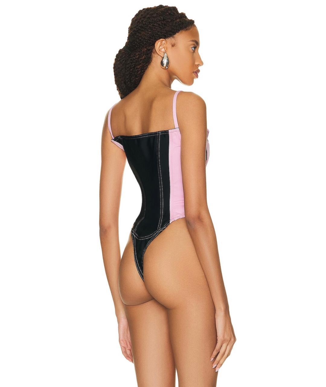 MUGLER Розовое боди, фото 5