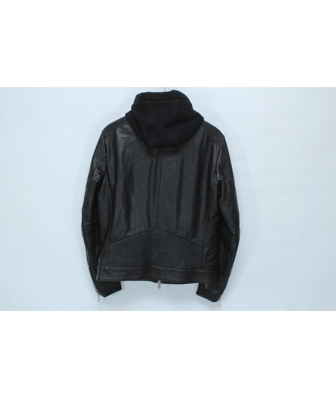 DONDUP Черная кожаная куртка, фото 3