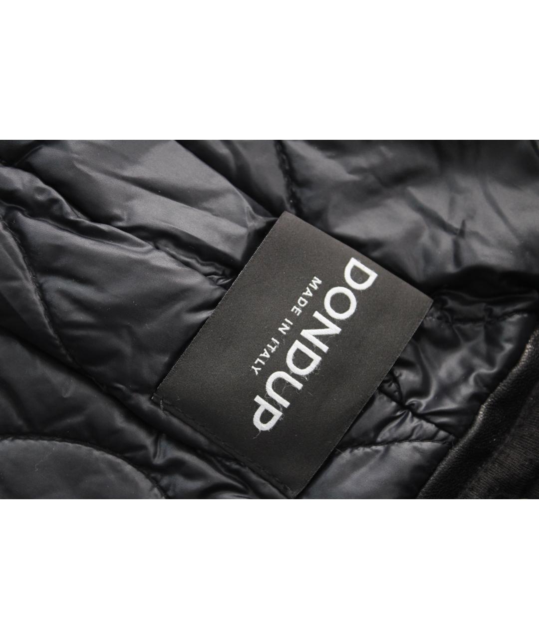 DONDUP Черная кожаная куртка, фото 6