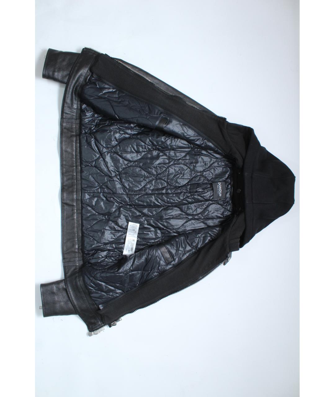 DONDUP Черная кожаная куртка, фото 5