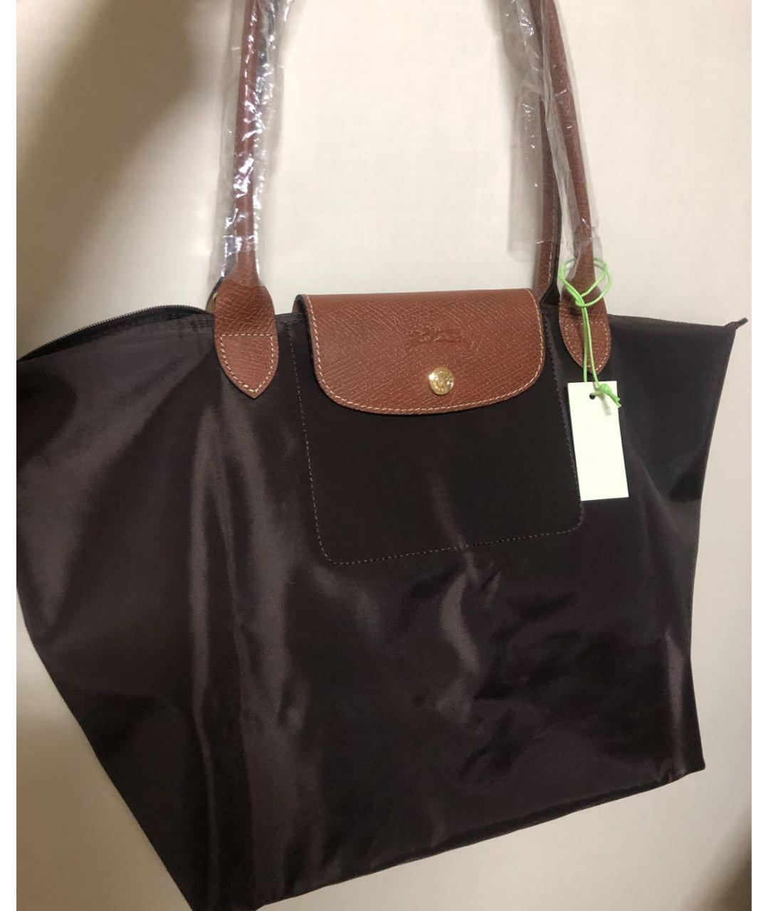 LONGCHAMP Черная синтетическая сумка через плечо, фото 4