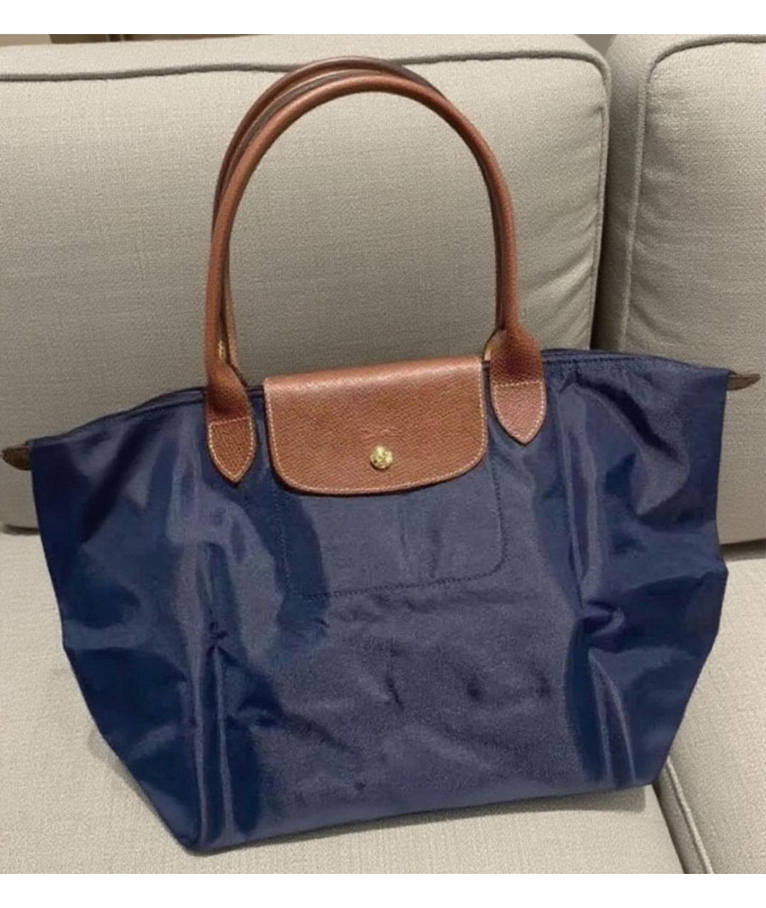 LONGCHAMP Темно-синяя сумка через плечо, фото 6