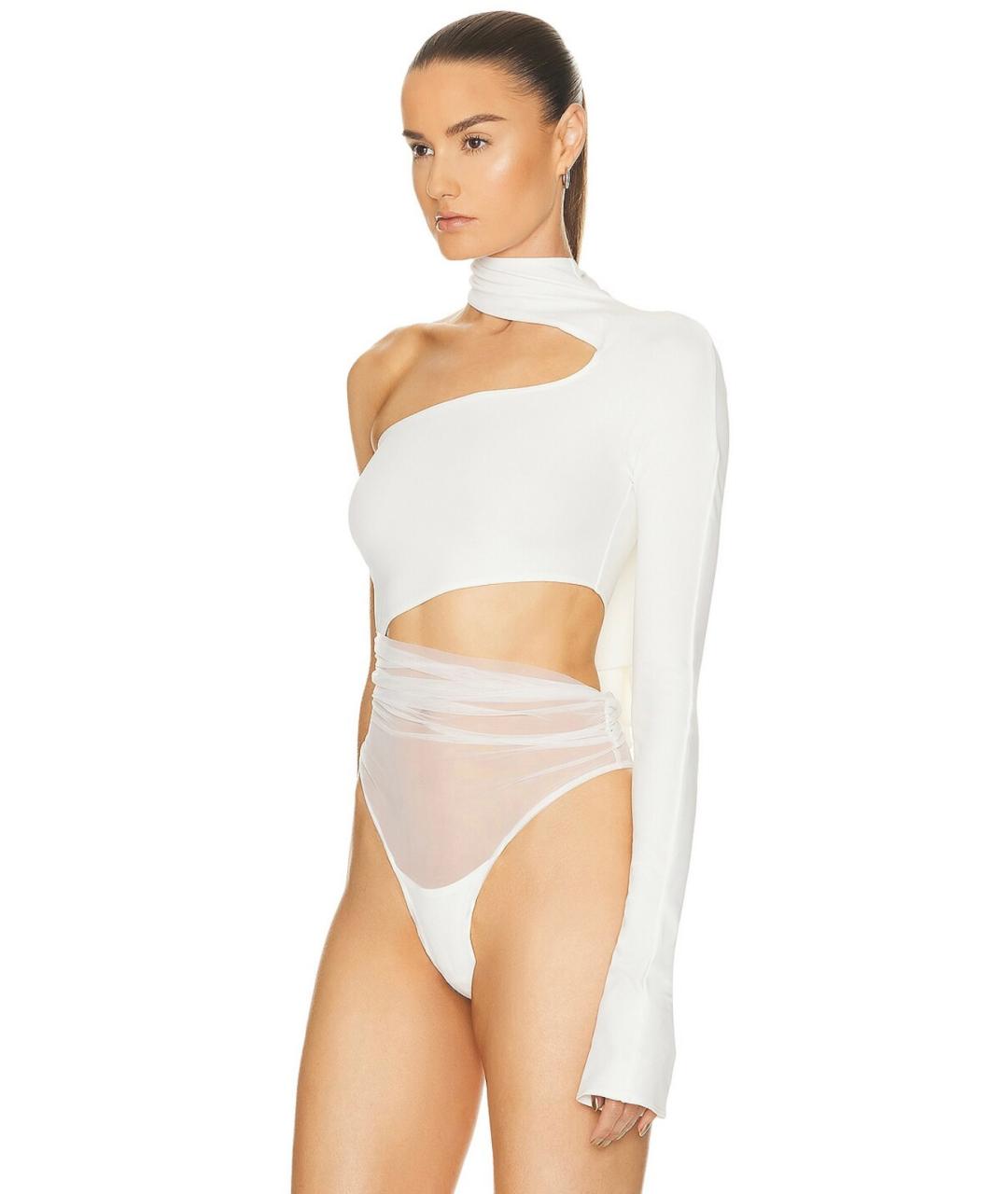 MUGLER Красное вискозное боди, фото 6