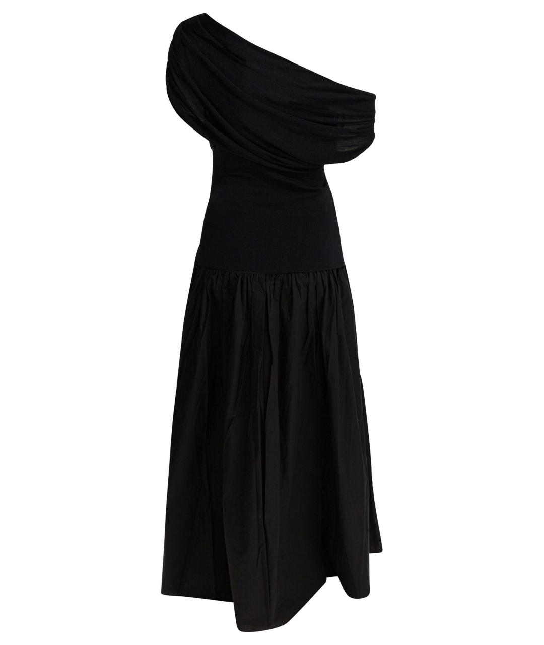 SELF-PORTRAIT Черное вискозное платье, фото 2