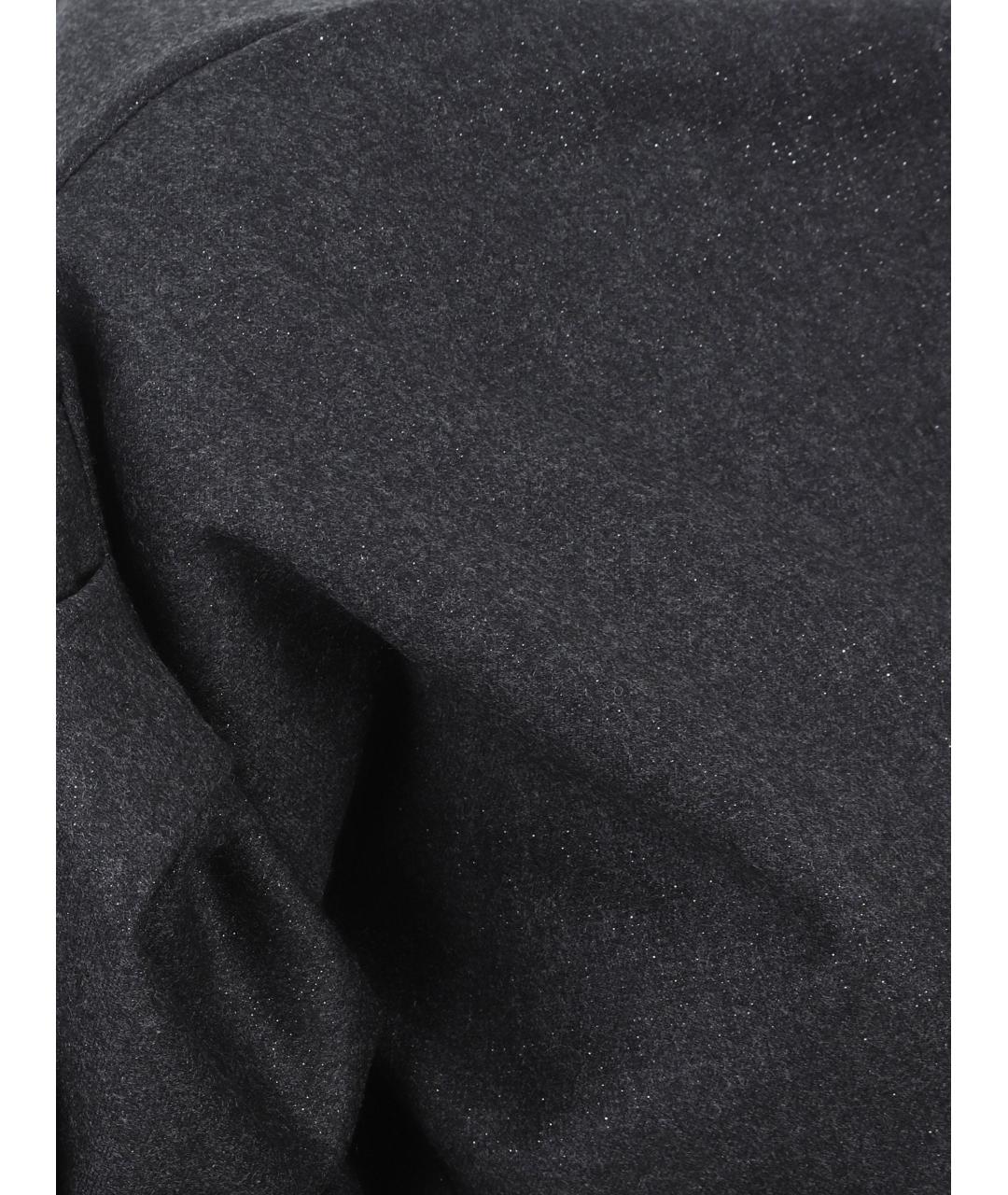 VIVIENNE WESTWOOD Антрацитовое шерстяное повседневное платье, фото 3