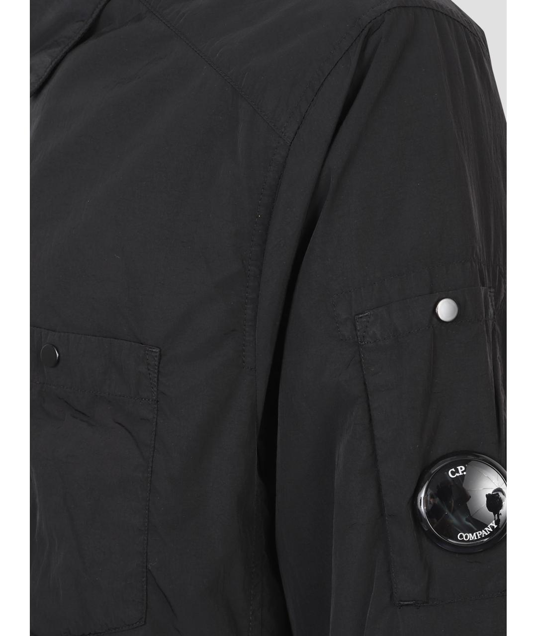 CP COMPANY Черная полиамидовая куртка, фото 3