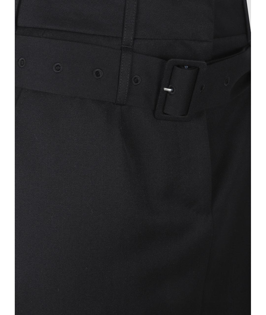 SIMONE ROCHA Черная ацетатная юбка миди, фото 3