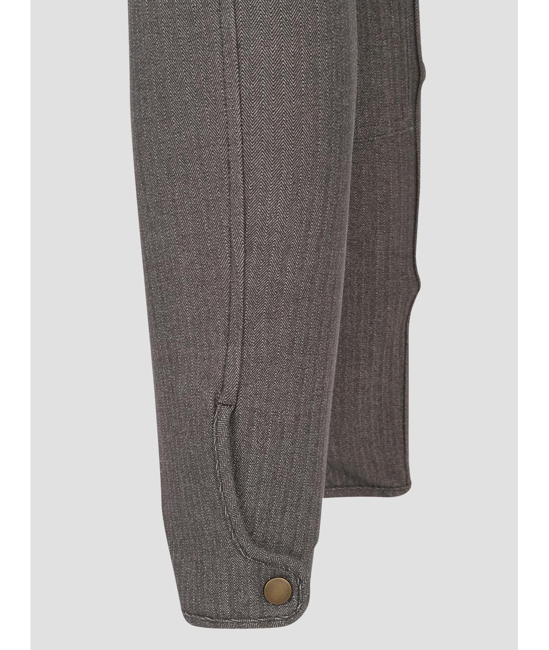 BURBERRY Мульти хлопко-эластановые брюки узкие, фото 3