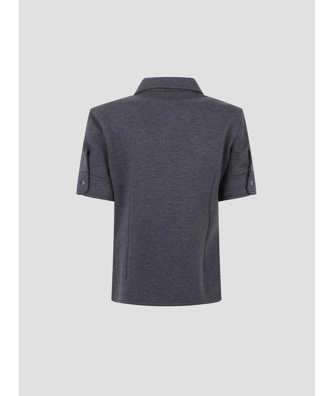 GUCCI Серая шерстяная рубашка, фото 2