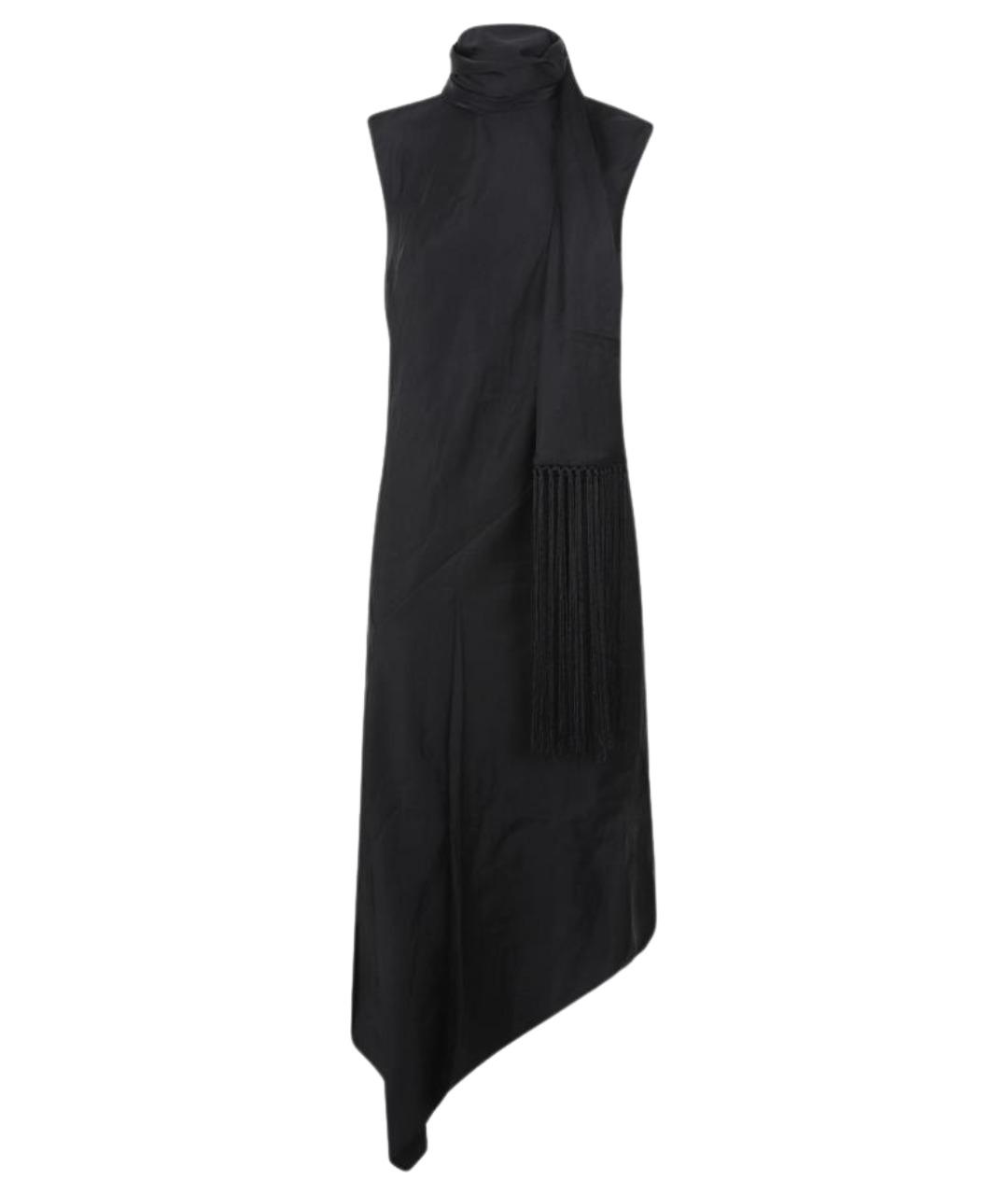 ACNE STUDIOS Черное вискозное повседневное платье, фото 1