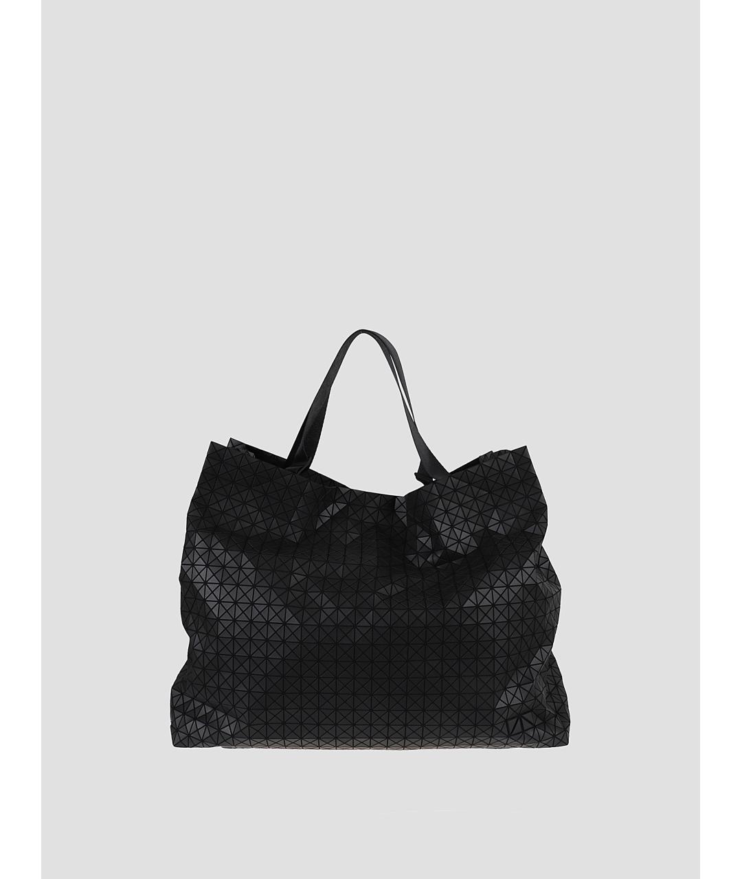 BAO BAO ISSEY MIYAKE Черная тканевая сумка тоут, фото 4