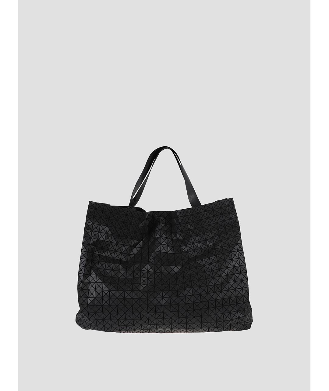 BAO BAO ISSEY MIYAKE Черная тканевая сумка тоут, фото 3