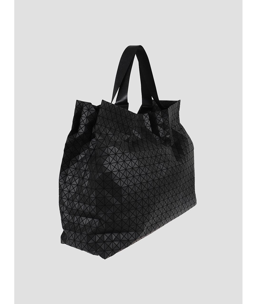 BAO BAO ISSEY MIYAKE Черная тканевая сумка тоут, фото 2