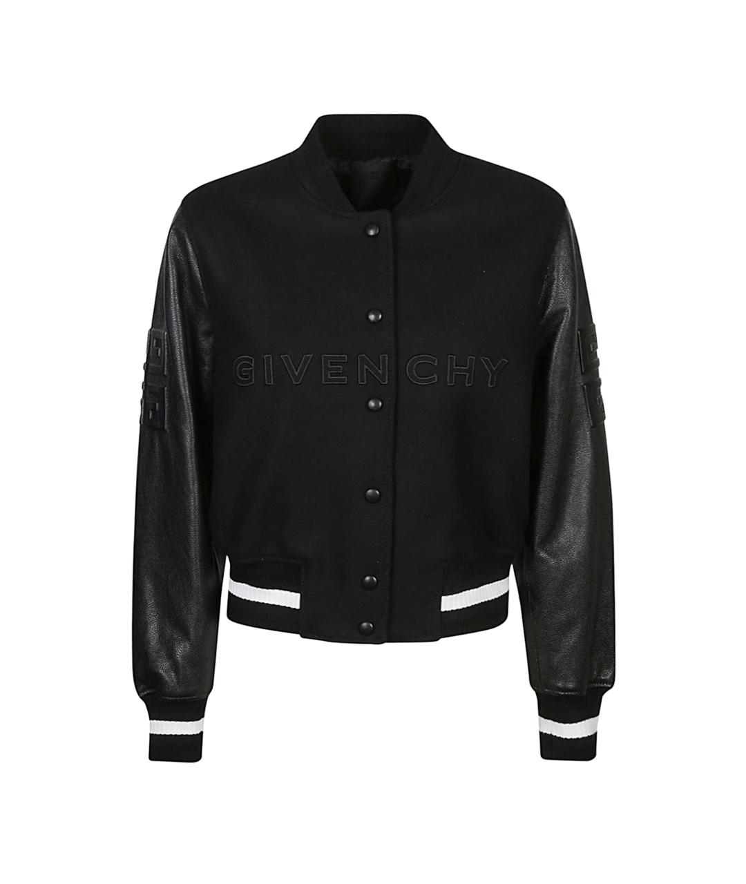 GIVENCHY Черная шерстяная куртка, фото 1