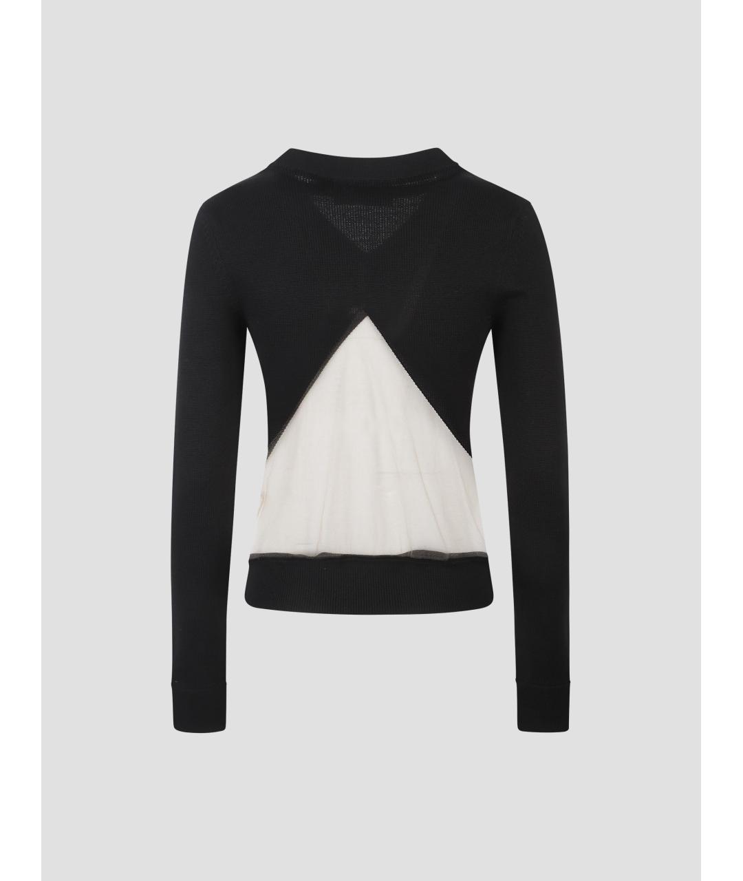 DURAN LANTIK Черный шерстяной джемпер / свитер, фото 2