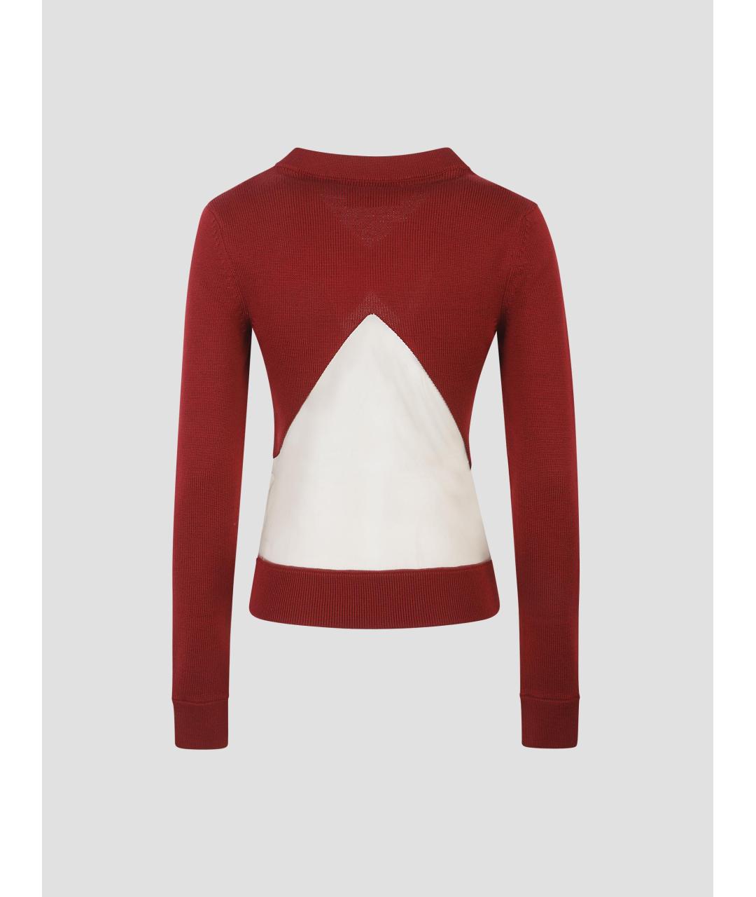 DURAN LANTIK Бордовый шерстяной джемпер / свитер, фото 2