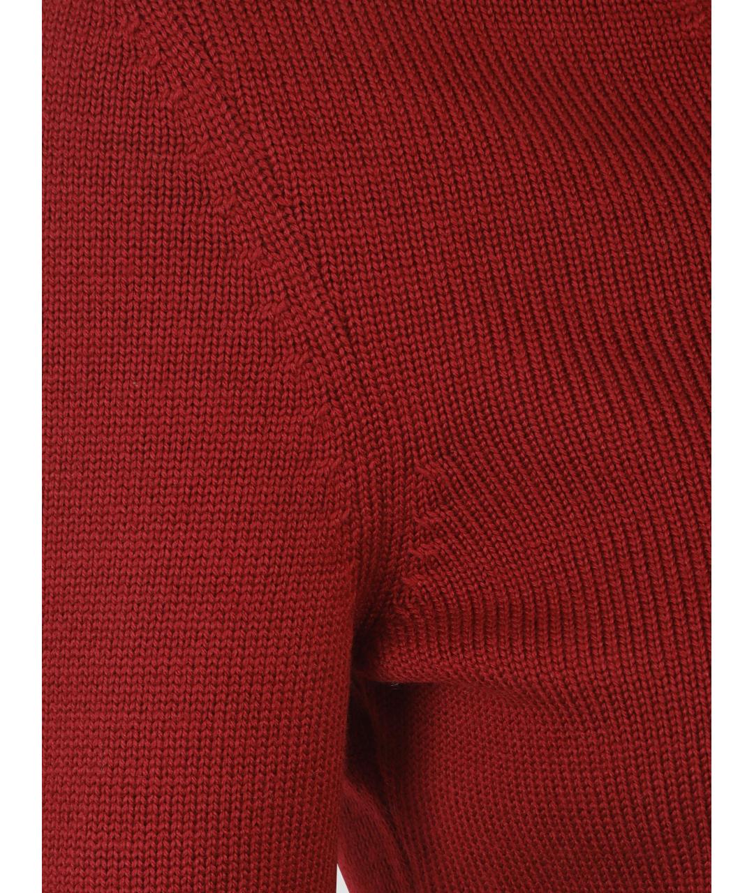 DURAN LANTIK Бордовый шерстяной джемпер / свитер, фото 3