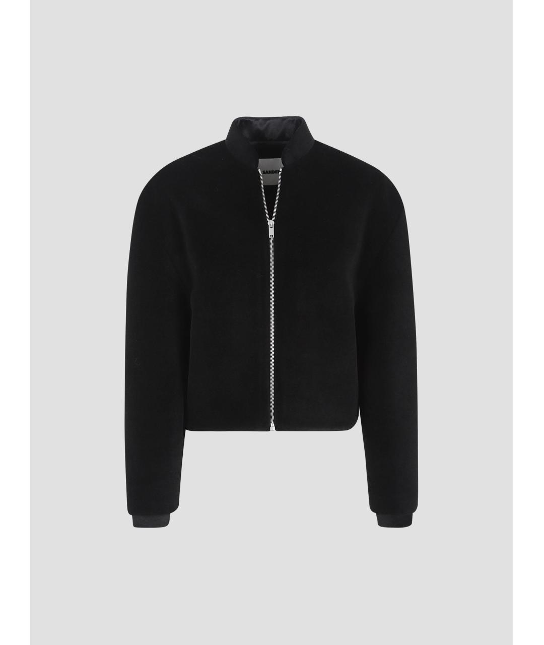 JIL SANDER Черная полиэстеровая куртка, фото 4